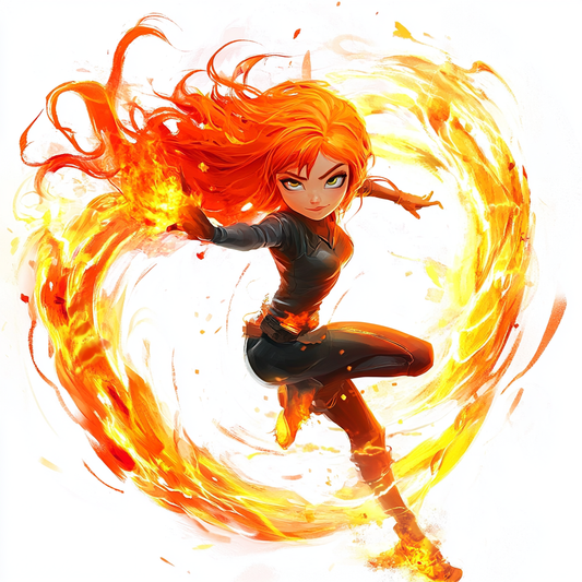 Fiery Heroine Burst