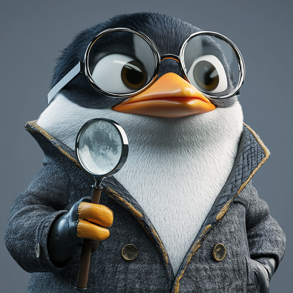 Detective Penguin Artwork