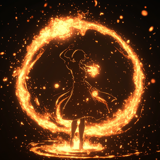 Fiery Dance of Magic