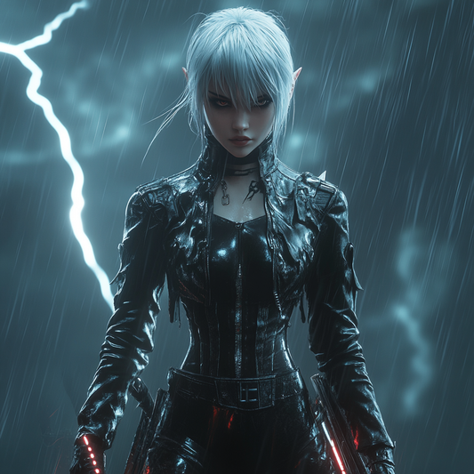 Ethereal Noir Warrior