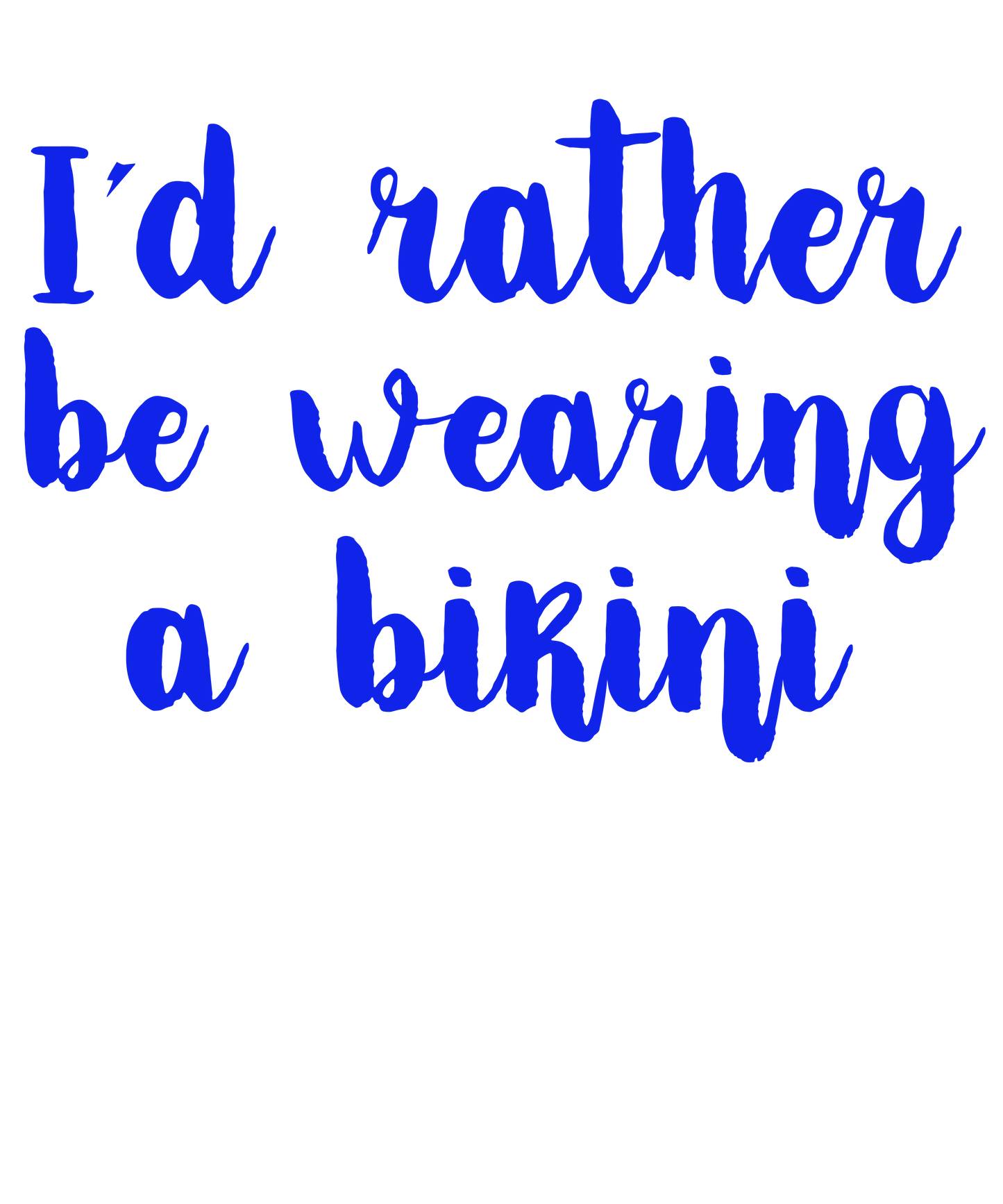 Bikini Vibes Typography