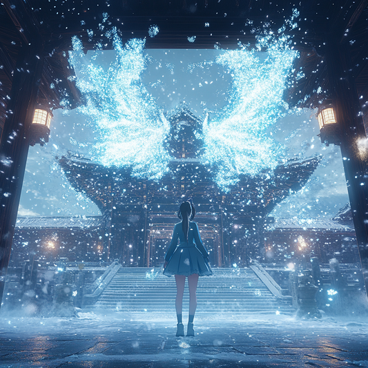 Celestial Snowfall Wings