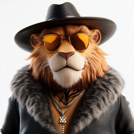 Fierce Fashionable Lion