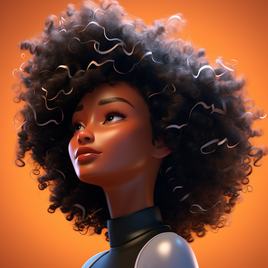 Charming Curly Elegance