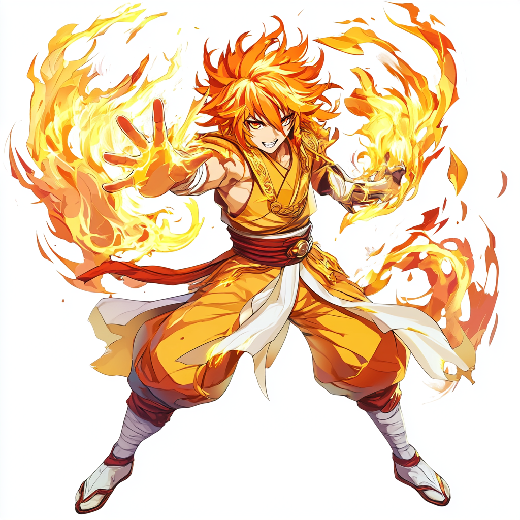 Fiery Warrior Artwork