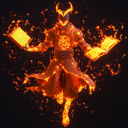 Fiery Sorcerer Elegance
