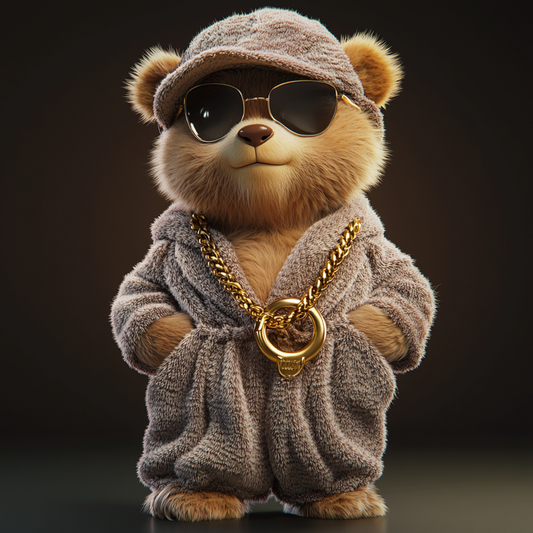 Stylish Hip-Hop Bear