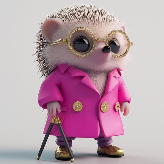 Chic Hedgehog Fashionista