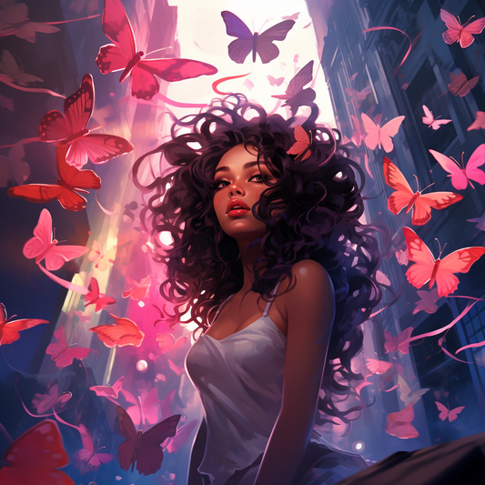 Whimsical Butterfly Dreamscape
