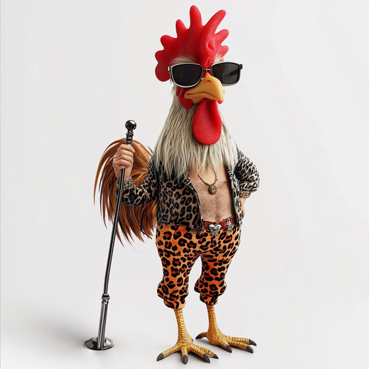 Funky Rooster Rockstar
