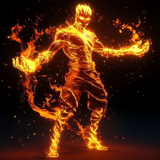 Flaming Spirit Warrior