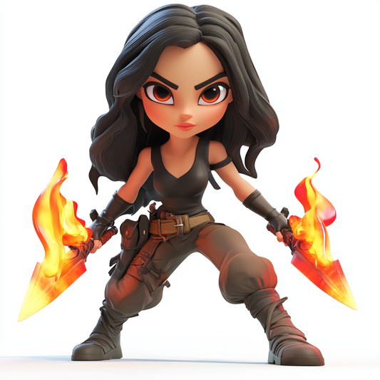 Fierce Flame Warrior