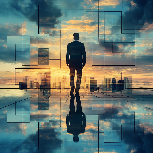 Visionary Urban Sunset