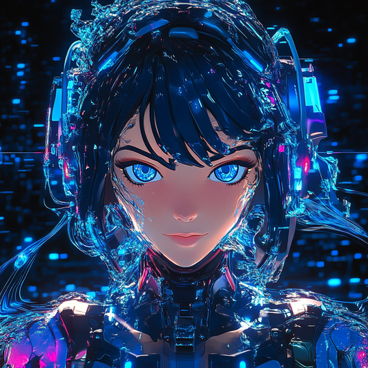 Neon Cyberpunk Avatar
