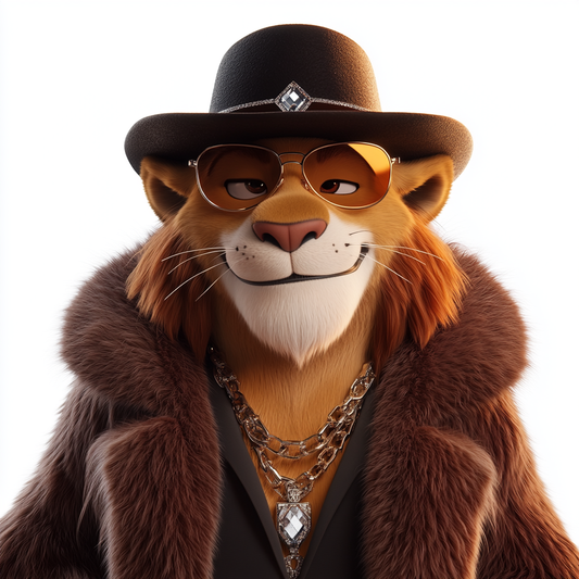 Savvy Stylish Lion