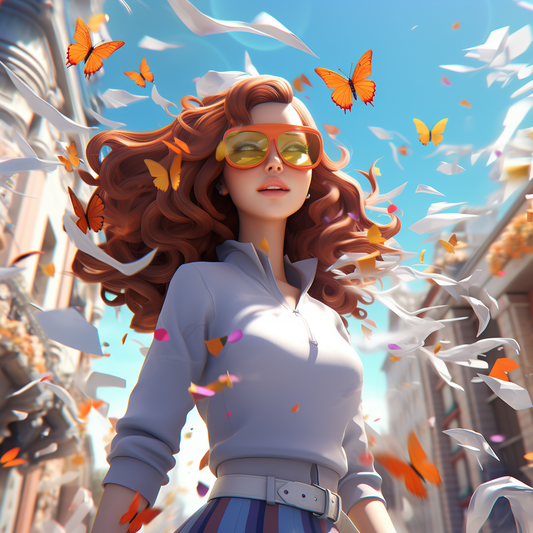 Fluttering Freedom Dreamscape