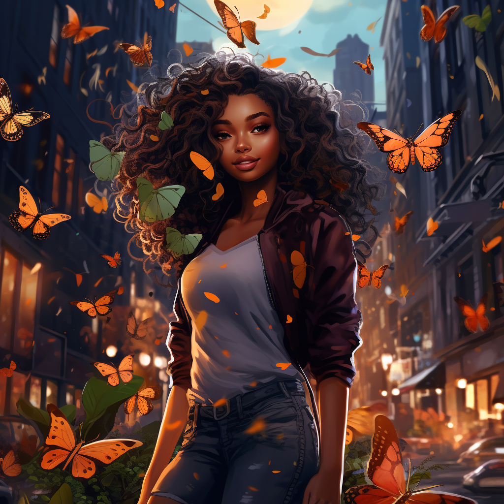 Butterfly Whispers in Autumn