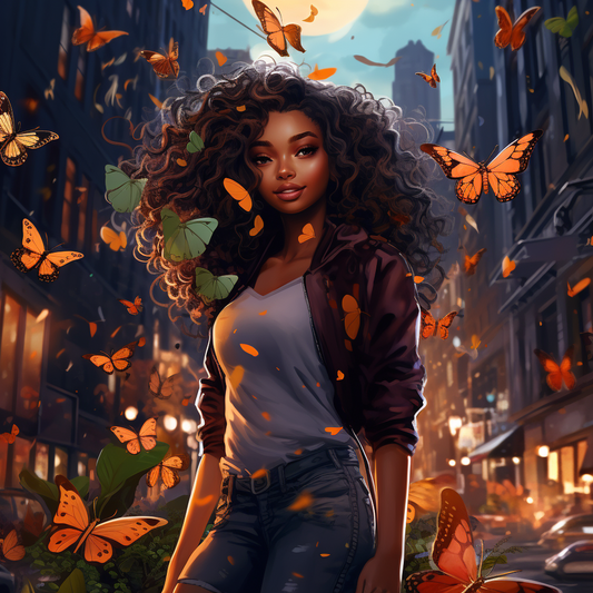 Butterfly Whispers in Autumn