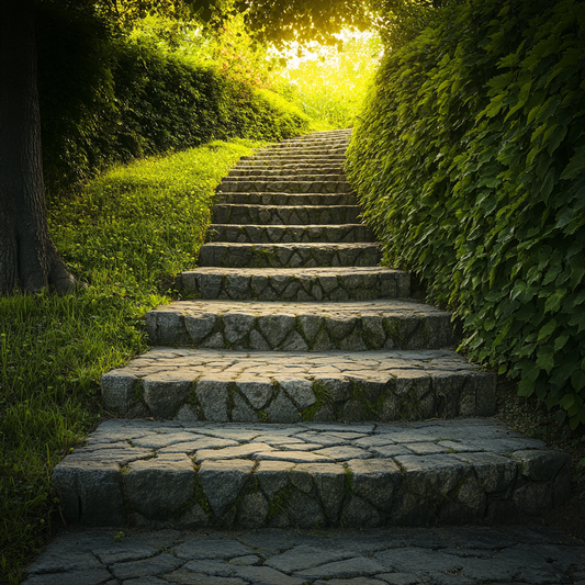 Serene Stone Pathway