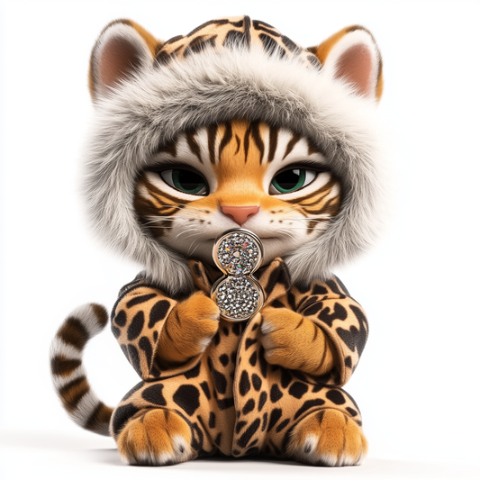 Chic Snowy Jungle Cub
