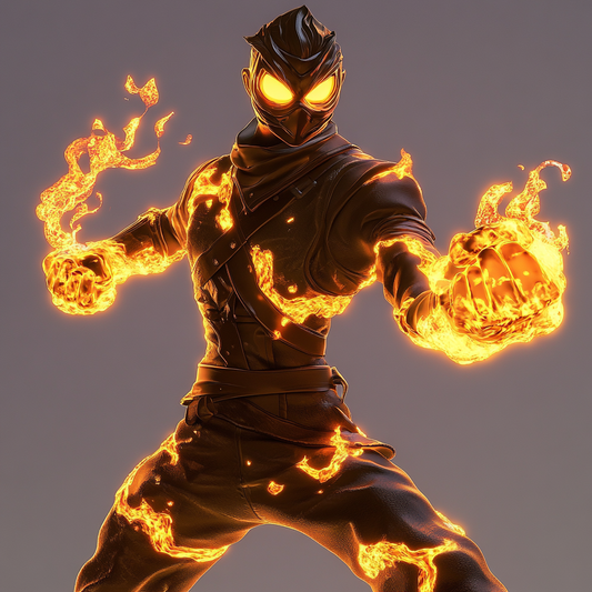 Fiery Hero Standoff