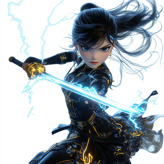 Electrifying Swordmaster Art