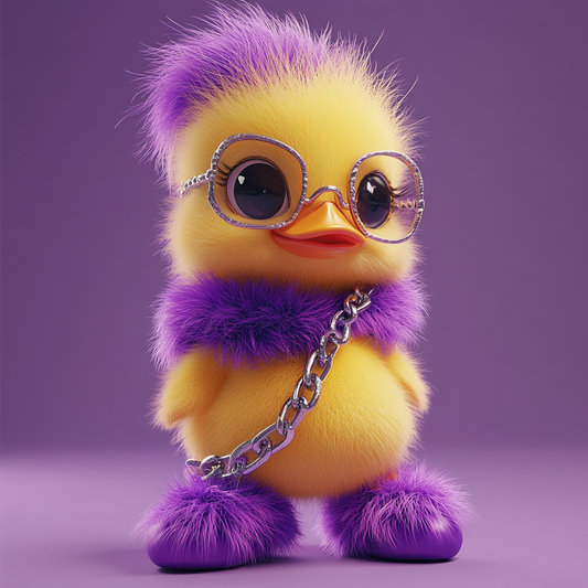 Chic Hipster Duckling