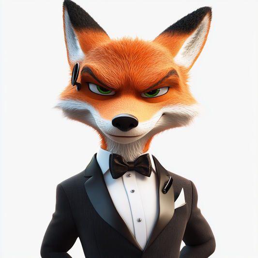 Dapper Fox Charm