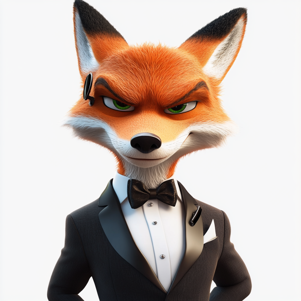Dapper Fox Portrait