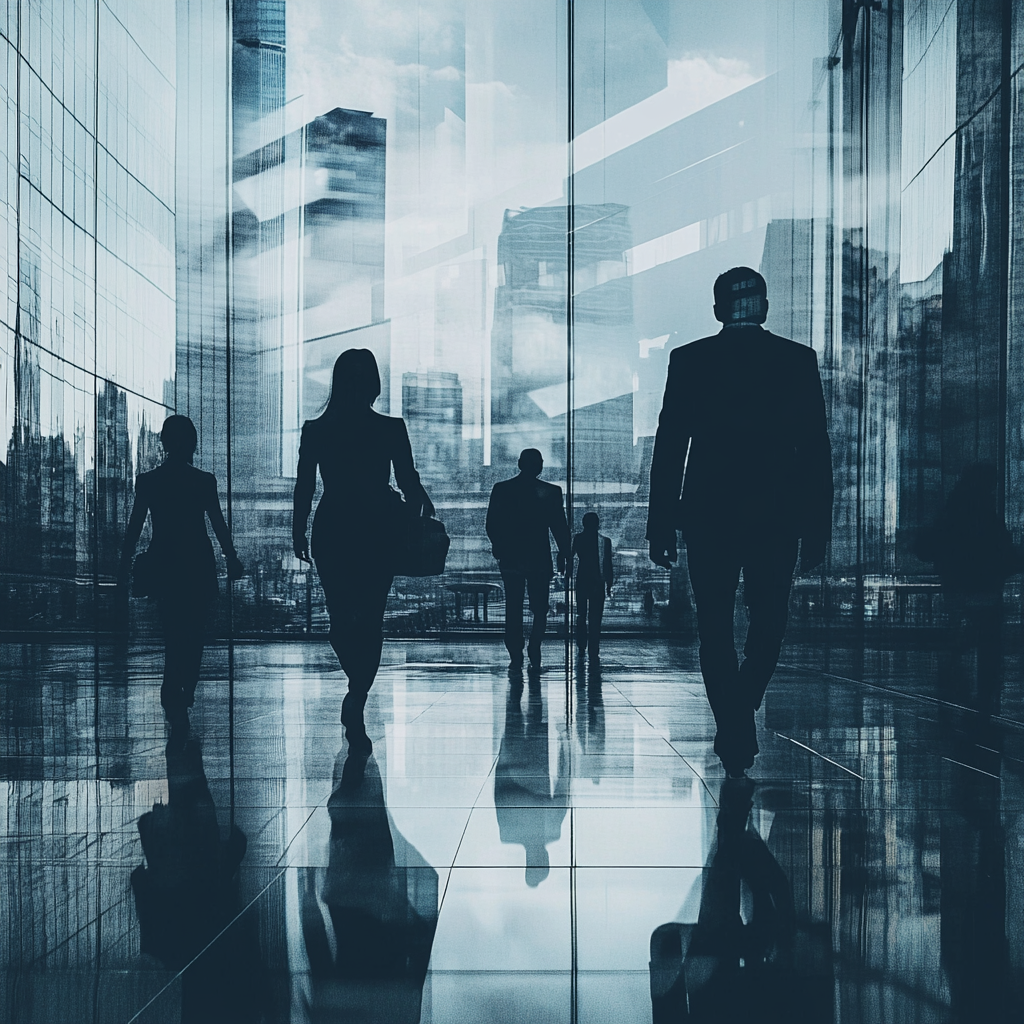 Urban Business Silhouettes