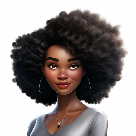 Radiant Curly Beauty