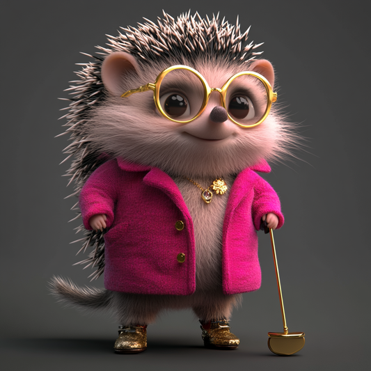 Stylish Hedgehog Chic